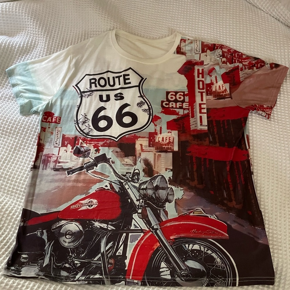 Route 66 Graphic T-Shirt. NEW.  Men’s